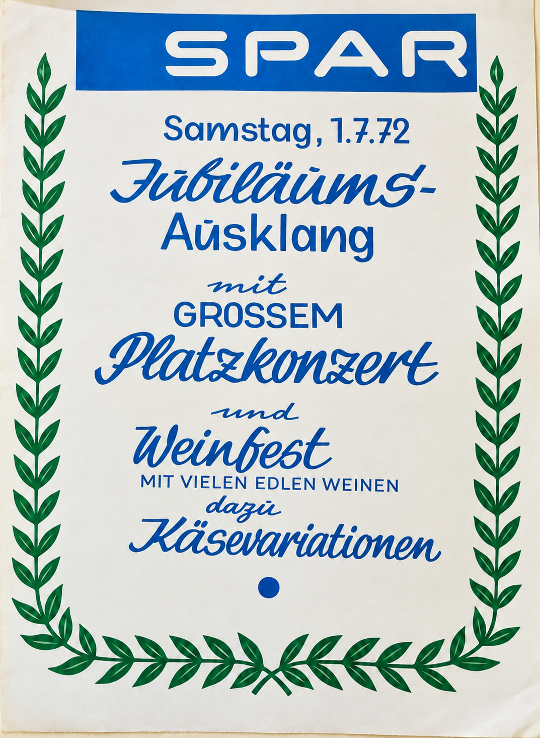Lebensmittel Siffrin · Jubiläums-Ausklang